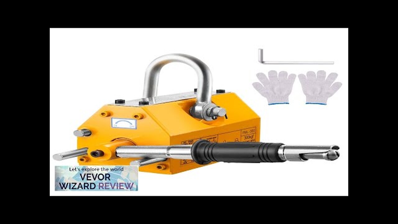 VEVOR Magnetic Lifter 660 lbs/300 kg Pulling Capacity 2.5 Safety Factor Neodymium Review