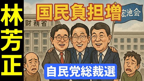 🤣財務省と宏池会の狙い！林芳正総理で加速する増税。ステマ進次郎に変わり急浮上するわけ #林芳正 #宏池会 #自民党総裁選