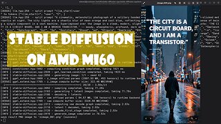 Run Stable Diffusion Locally on AMD Instinct MI60 Linux Live Setup