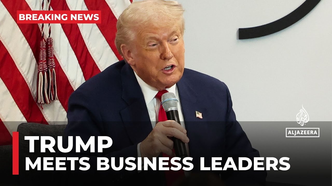 Trump meets business leaders in Washington amid economic concerns