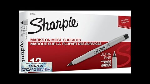 SHARPIE Permanent Markers Ultra Fine Point Black 12 Review