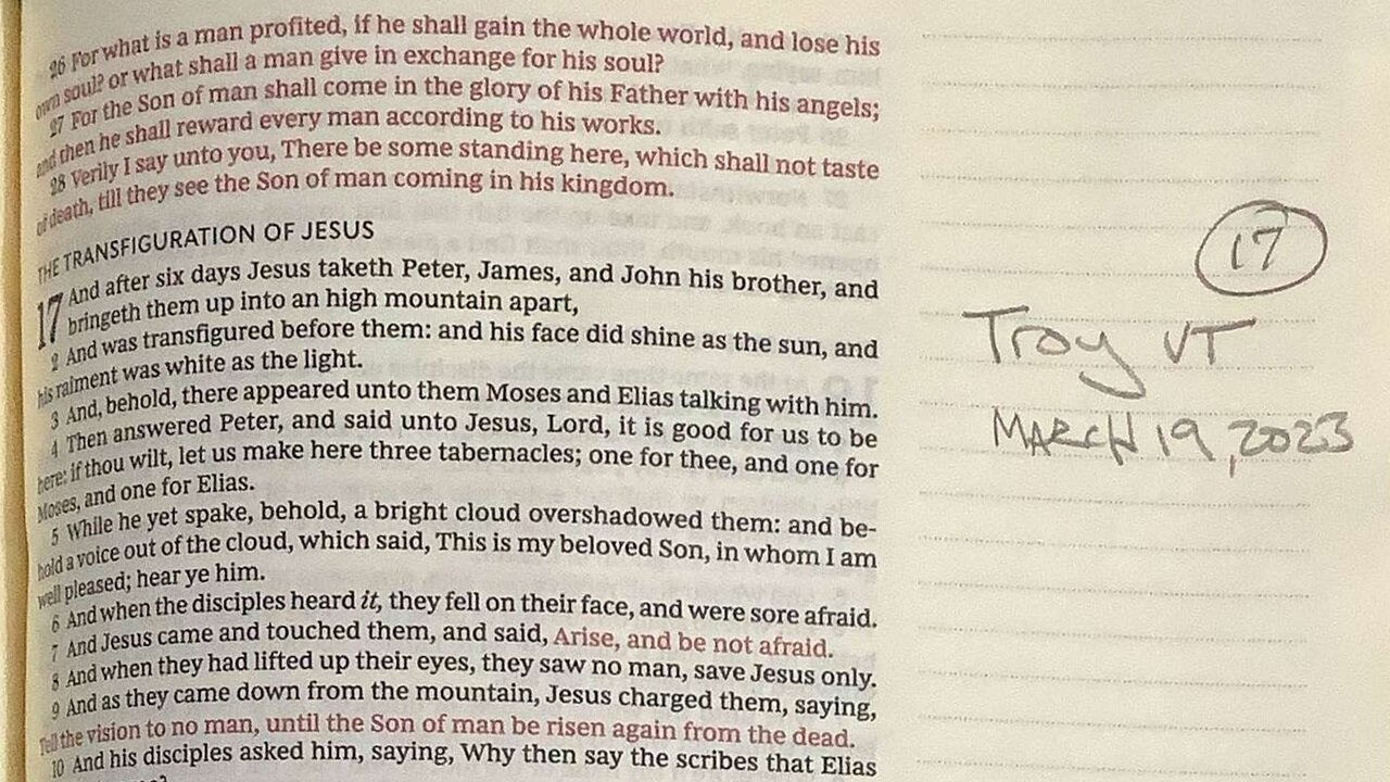 Matthew chapter 17