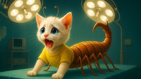 🐜 Kitten's Horror Story! Kitten Mutates Into Parasite After Licking DirtyIce Cream 😱🍦