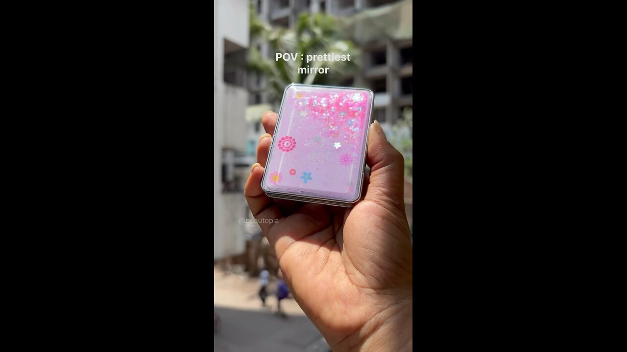 Prettiest mirror purchased from Nykaa #magestique #mirror