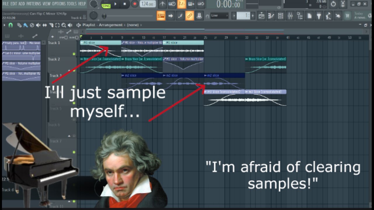 Flipping an Old Beat of Mine-FL Studio Tutorial-How to Flip Melodies From Beats