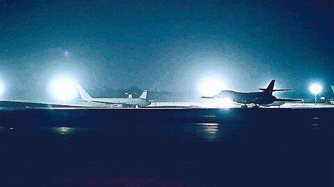 B-1B Lancers Return Home After Daring Hot Pit Refueling Mission❗