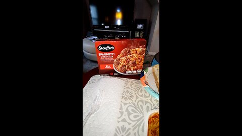 Eating Stouffer's Spaghetti & Meatballs, Dbn, MI, 1/12/26