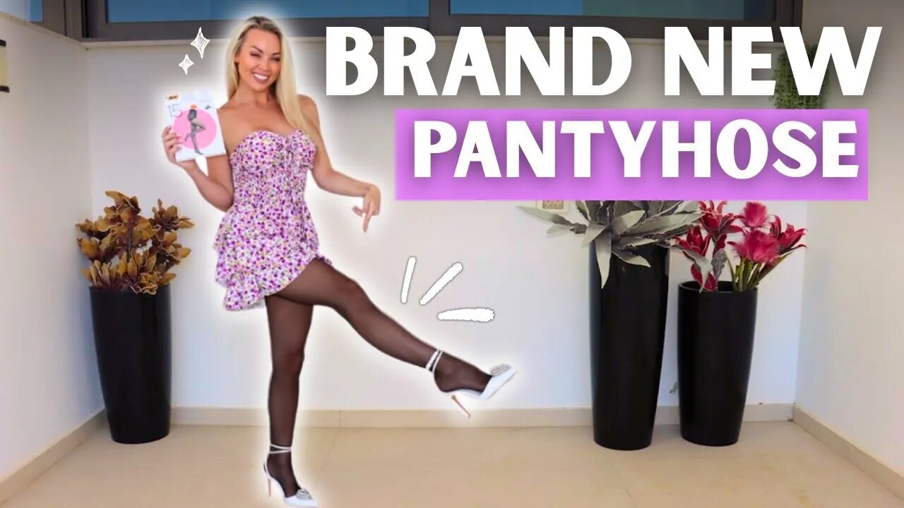 GABRIELLE LOVES HER NEW PANTYHOSE