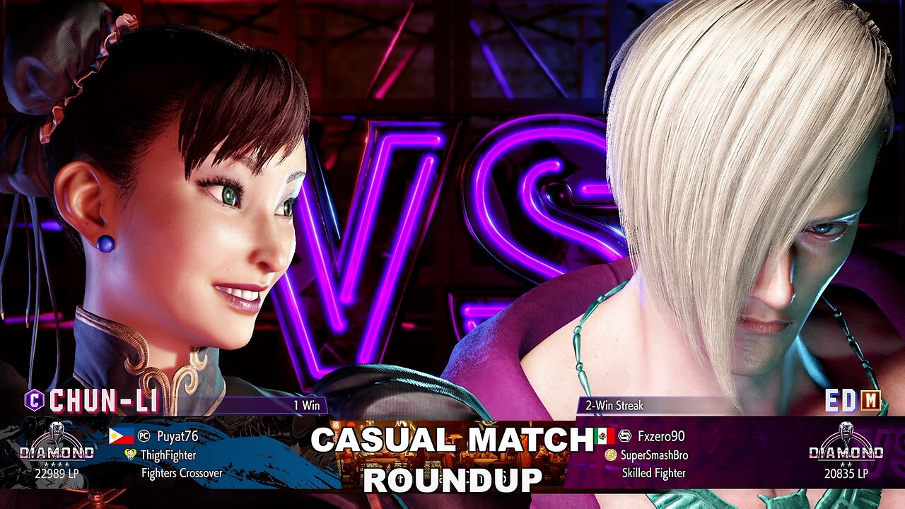 Kuya Kalbo SF6 Casual Match Roundup. Chun Li 4 star Diamond Rank [Hori Fight Stick]