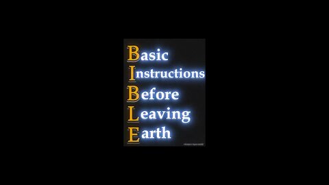 Good Morning ☀️ Ya Know What BIBLE Stands For? 😬 #bible #stories