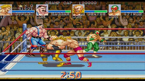 Gunloc + Haggar vs Grater + Stingr Tag Team Battle