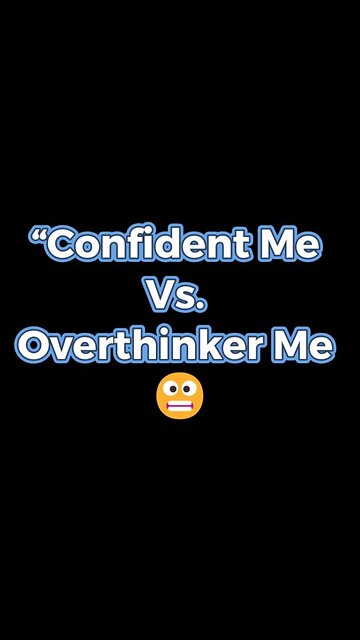 POV: Your confidence and anxiety clock in for another argument 😂