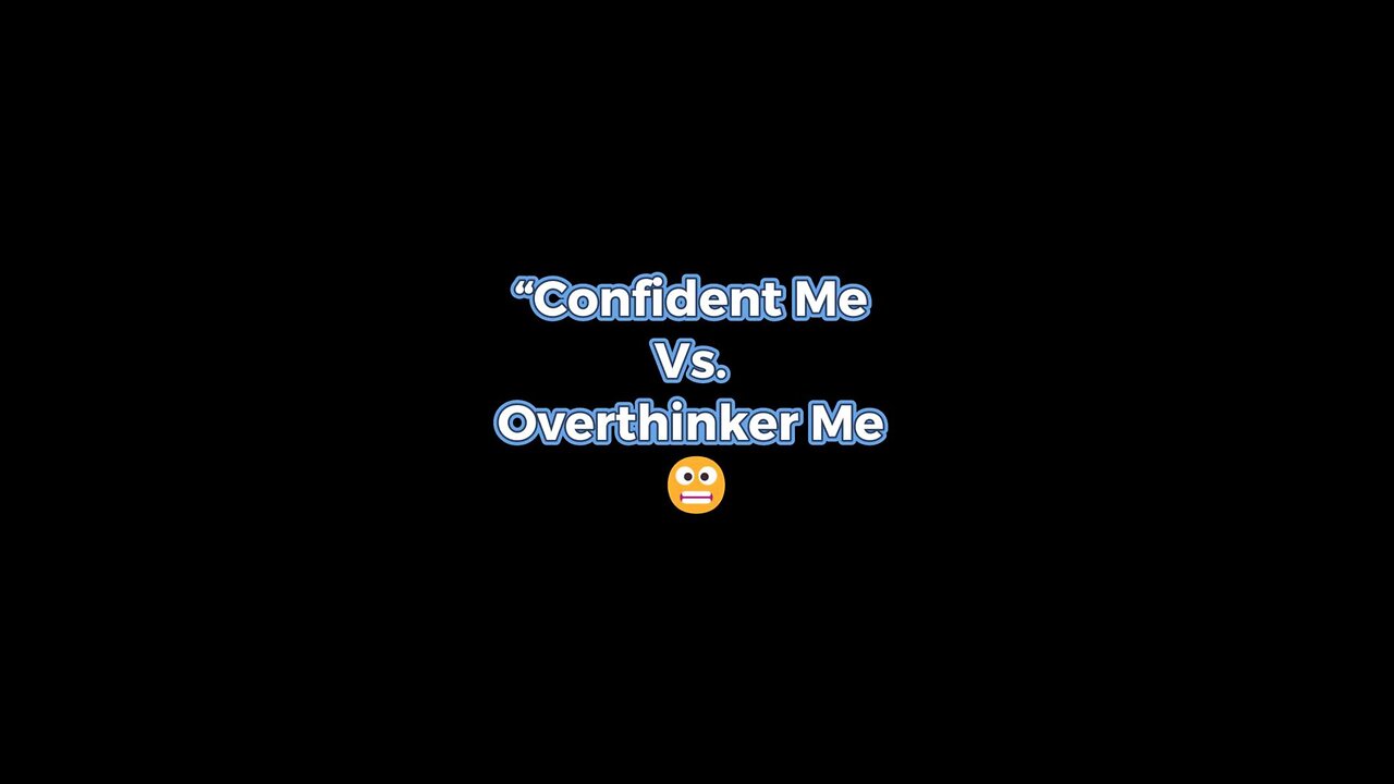POV: Your confidence and anxiety clock in for another argument 😂