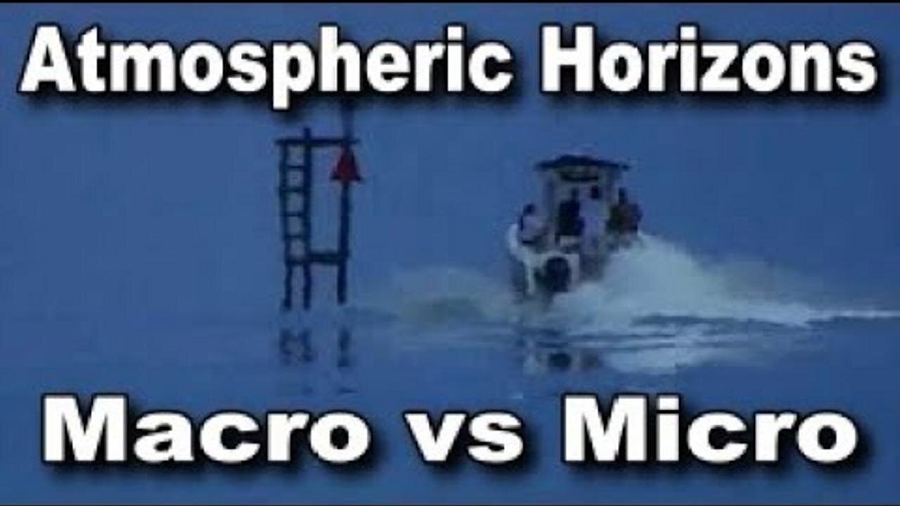 Atmospheric Horizons Macro vs Micro on a FLAT EARTH