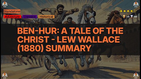 Ben-Hur: A Tale of the Christ - Lew Wallace (1880) Summary