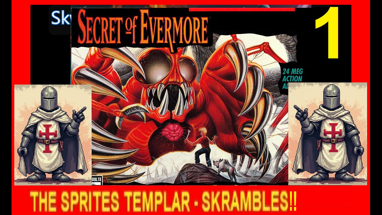 SECRET OF EVERMORE V1 - Skwatter's Cheat 'em and Skramble 'em!!