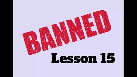 BANNED In Florida: Faith-based BIP Lesson 15, Having Virtue