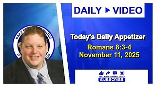Today's Daily Appetizer (Romans 8:3-4)