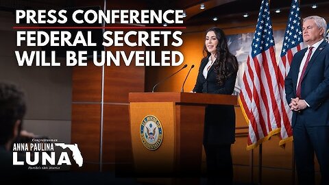 RAW: Rep. Anna Paulina Luna Holds Press Conference to Announce Task Force on the Declassification of Federal Secrets Including UFO's/UAP's and Extraterrestrial BIOLOGICAL Life ⚡️