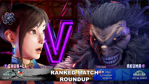 Kuya Kalbo SF6 Ranked Roundup. Chun Li Master Rank [Hori Fight Stick]
