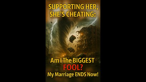 SUPPORTING HER, SHE'S CHEATING: Am I The BIGGEST FOOL? My Marriage ENDS Now!