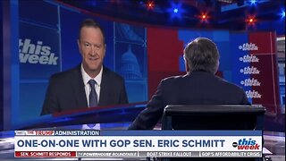 Sen Eric Schmitt ABSOLUTELY EVISCERATES ABC Host