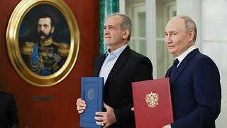 Russia and Iran sign partnership treaty to deepen ties in face of Western sanctions