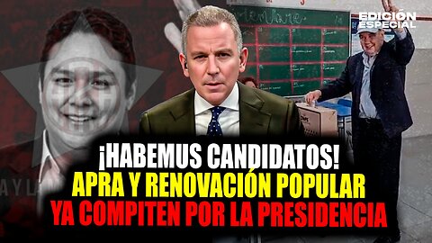 #EnVivo Enrique Valderrama gana en el APRA y Rafael López Aliaga arrasa en las primarias