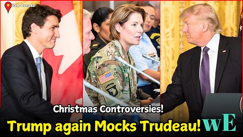 Trump Mocks Trudeau, Talks Tax Cuts & Greenland: Christmas Holiday Controversy Explained!- WorldEye