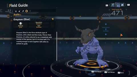 greymon (blue) all digivolution/de-digivolution/profile Digimon Story Time Stranger