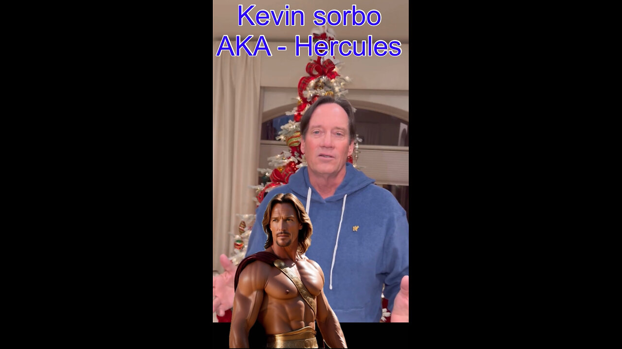 Remember Kevin sorbo AKA - Hercules, listen to what he is saying