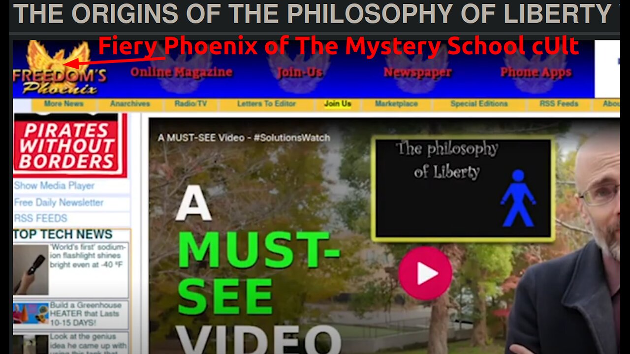 Masonic Hidden Mockery of Sheeple Liberty (By Corbett)