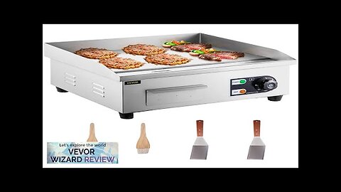 VEVOR 22" Commercial Electric GriddleElectric Countertop Flat Top Griddle 110V Review