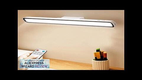 Desk Lamp LED USB Rechargeable Light Stepless Dimming Table Lamp Hanging Magnetic Review