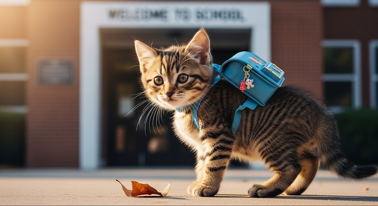 Kitten’s First School Day