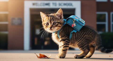 Kitten’s First School Day