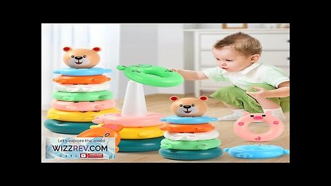 0 12 Month Baby Puzzle Pyramid Tower Cup Stacking Duck Toys Montessori Review