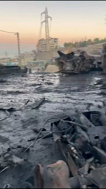 Results of the IDF attack early this morning in southern Lebanon.