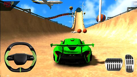 Ramp Car Racing 3D Gameplay Android || Ramp CarStunts Racing Video Impossible - @NS7GMRZ