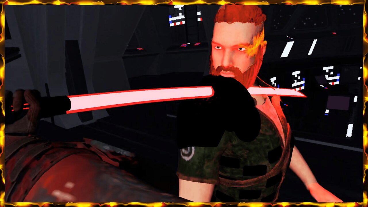 Fighting Jedi on the Death Star Bridge