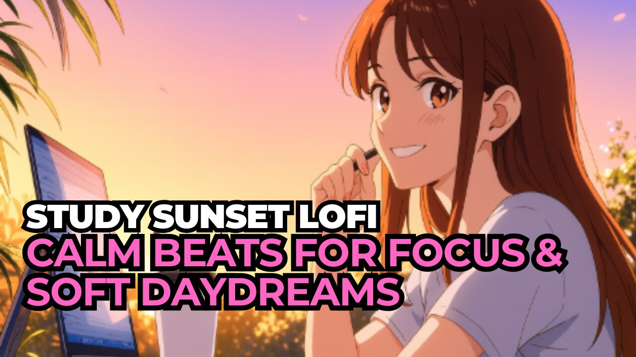 Soft Sunset LoFi | Chill Music for Work, Study & Creativity