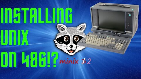 Installing UNIX [Minix] on a 486 in 2025!