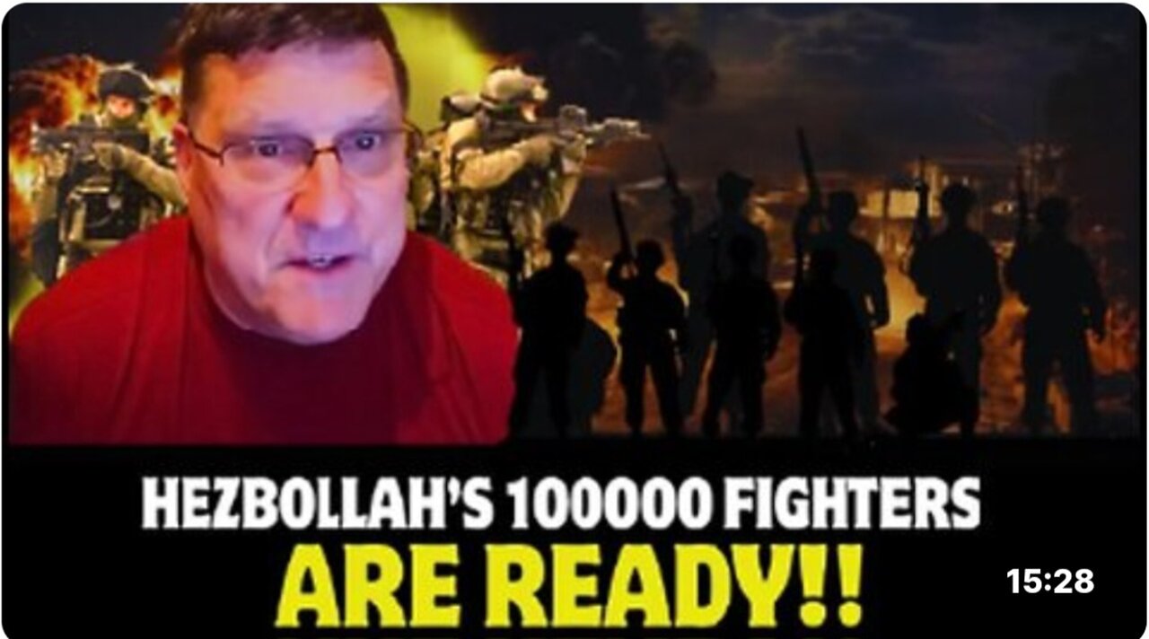Scott Ritter: Israel on Brink of Collapse as Hezbollah’s 100,000 Fighters Prepare