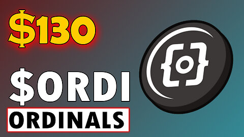 🚨 ORDI TOKEN $130+ 🚀 $ORDI Price Prediction 🎯 #ordi #ordinals #crypto