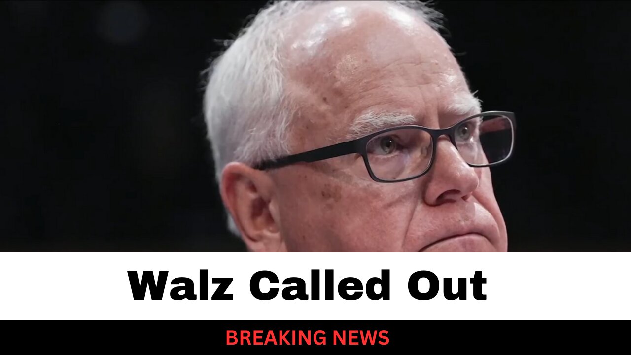 Whistleblower Calls Out Tim Walz Program - Issues Fraud Warning