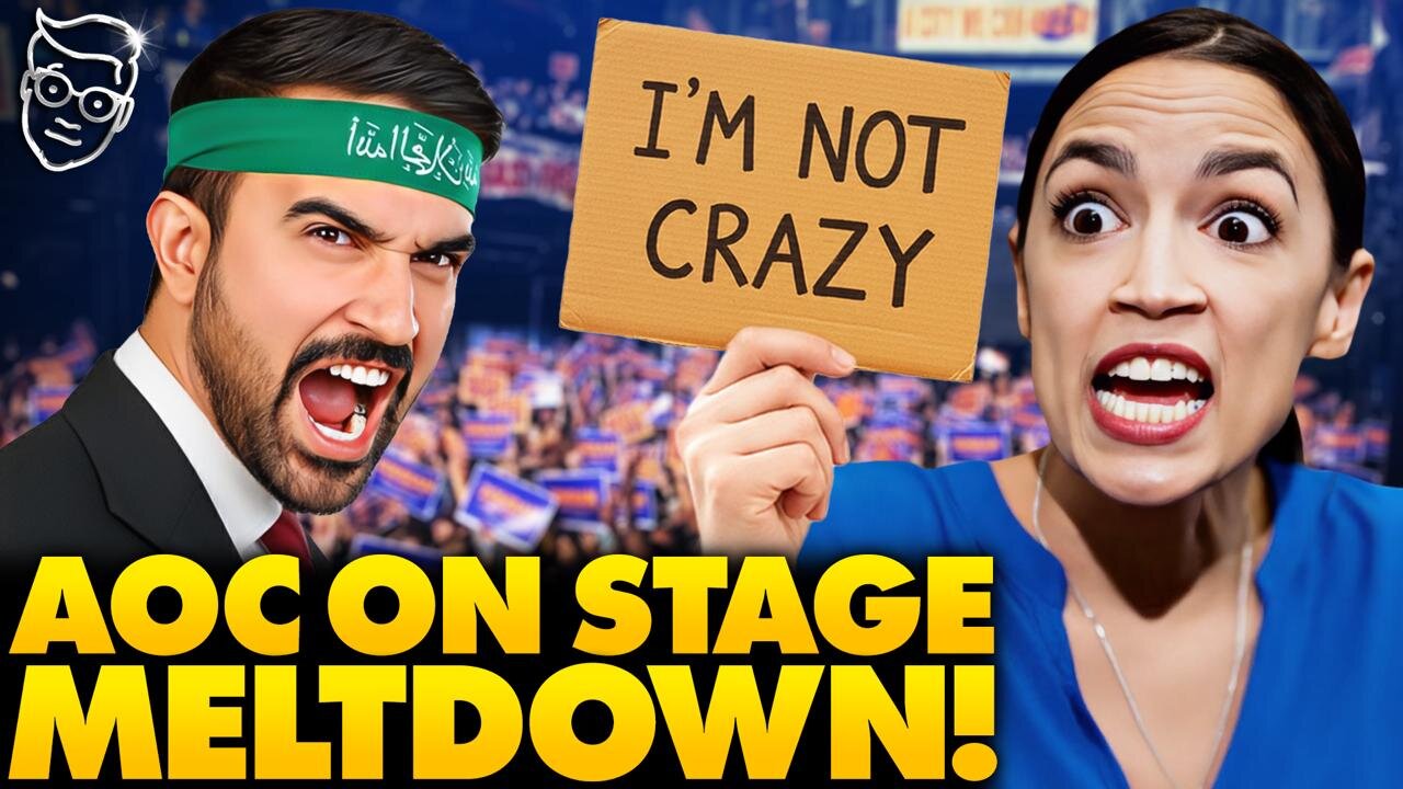 AOC Shouts 'I'm Not CRAZY' In On-Stage MELTDOWN At Commie Mayor Rally, Internet ROASTS: 'She's Nuts'