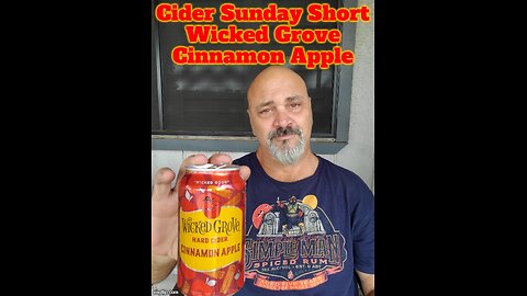 Cider Sunday Short: Wicked Grove Cinnamon Apple Hard Cider