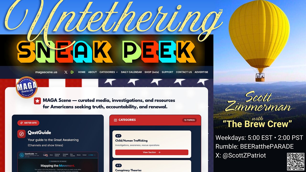 Sneak Peek at QastGuide.com and MAGAScene.us