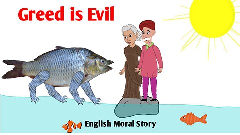 Greed is evil. English Moral story. Cartoon