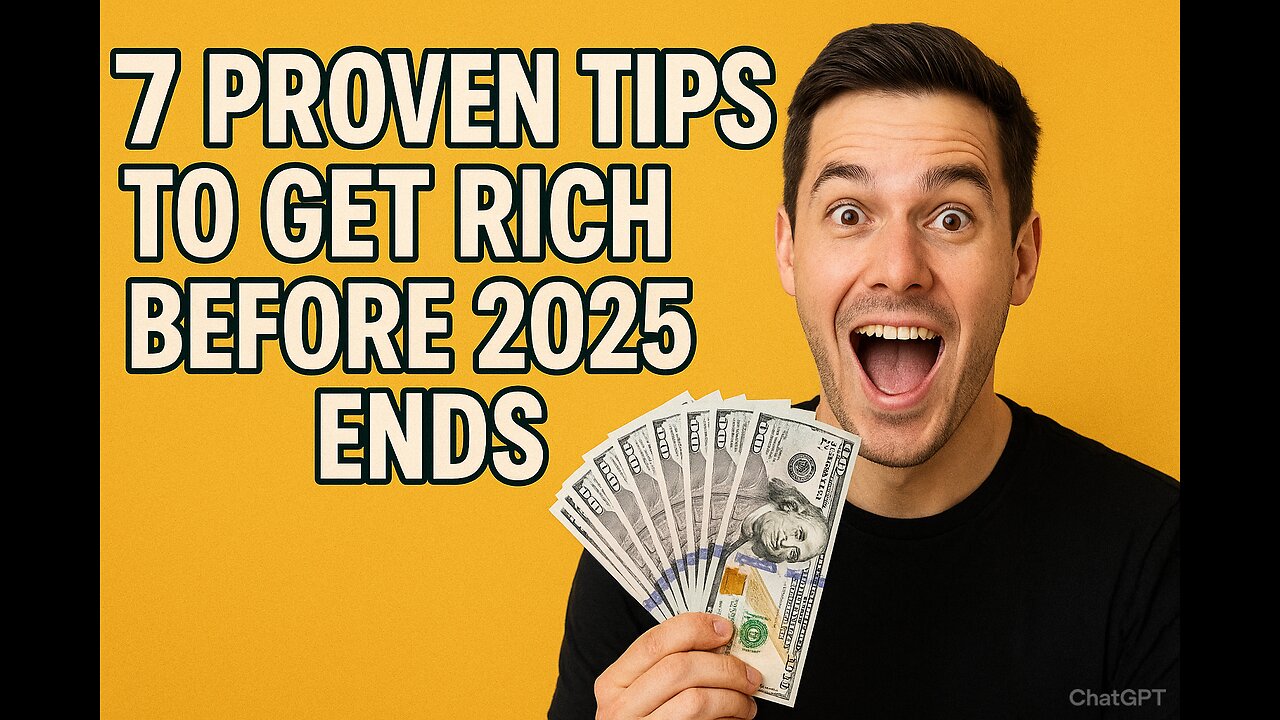 7 Proven Tips to Get Rich Before 2025 Ends (Real Strategies, No BS!)